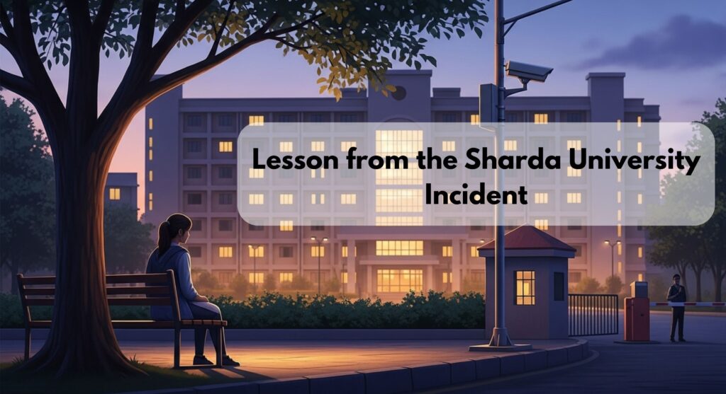 Sharda University Incident